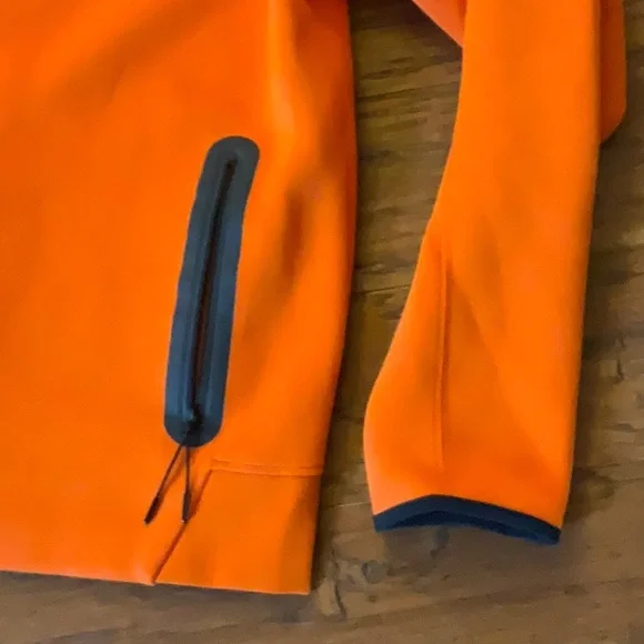 Nike Orange Performance Jacket with Stand-Up Collar - Picture 4 of 6
